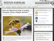 Tablet Screenshot of nutritionwonderland.com
